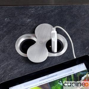 Enchufe Butterfly inox