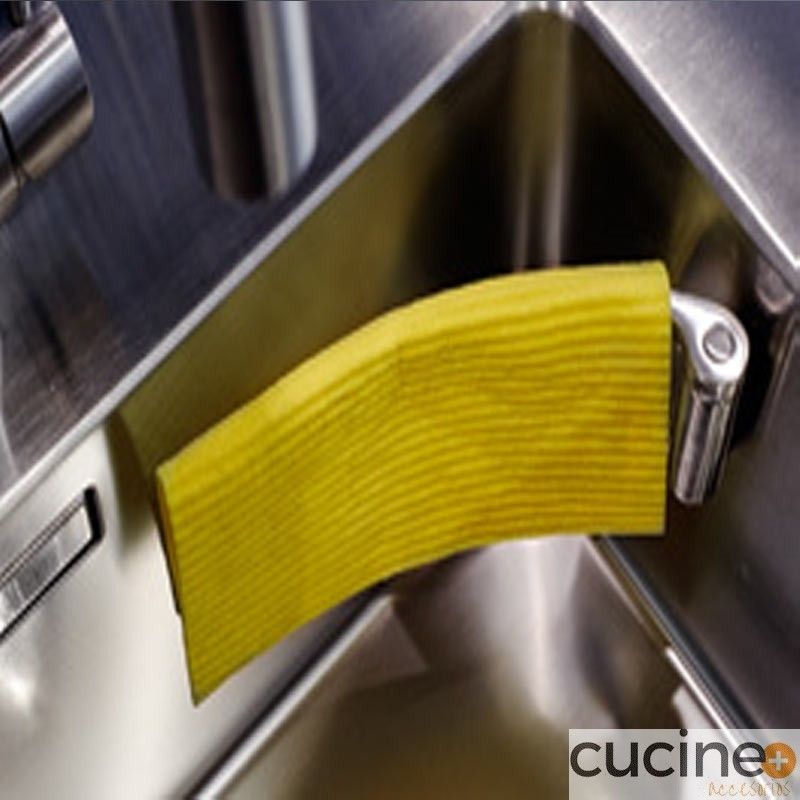 Porta Bayeta Curvo en Inox
