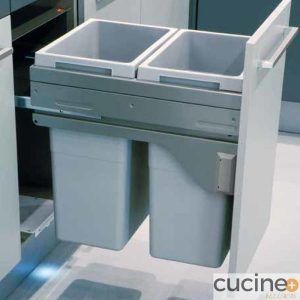 Cubo extraible de reciclaje
