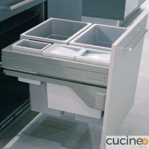 Kit de cubos para reciclaje