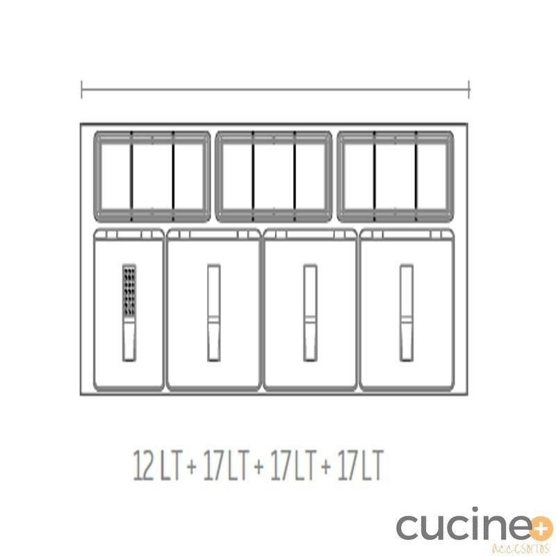 Cubos para gaveteros serie 6