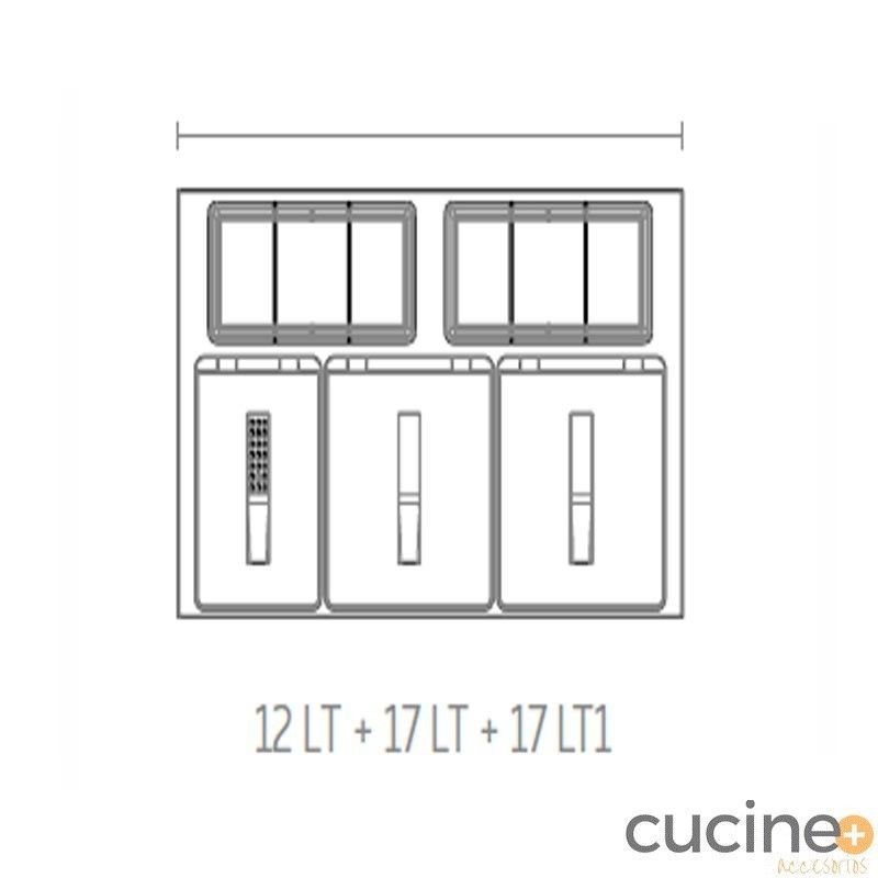 Cubos para gaveteros serie 6