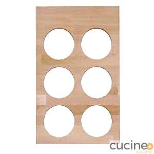 Portabotellas De 300 mm Cutting Haya Alistonada