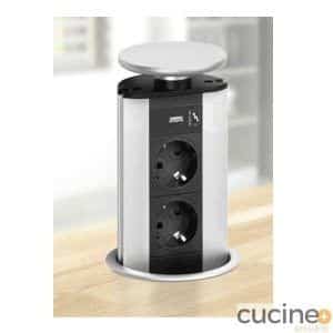 ENCHUFE PORT ESCAMOTEABLE CON USB