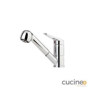 Grifo Luisina Monomando para cocina con ducha