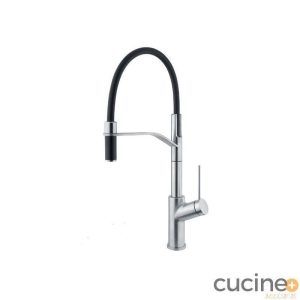 Grifo Monomando Luisina con ducha negra