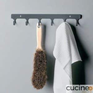 Carril 6 ganchos fijos Clean Up