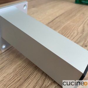 PATA PARA MUEBLE VISTA CUADRADA EN ALUMINIO