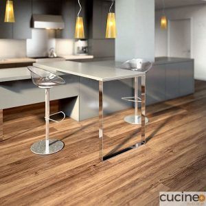 Pata soporte para barra de cocina cromo brillo 90 cm de alto x 70 de ancho