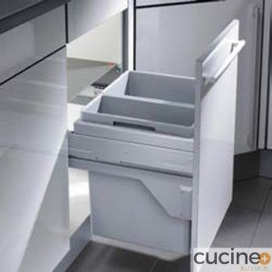 Cubos de basura para mueble bajo fregadero de 500 mm EURO CARGO S