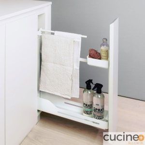 Extraíble Snello para módulo de 150 mm con soporte para paños