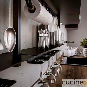 Accesorios en antracita y madera para el Linero Up