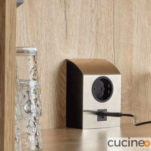 Enchufe MINIBORN de superficie con toma de 16 A, USB-A y USB-C