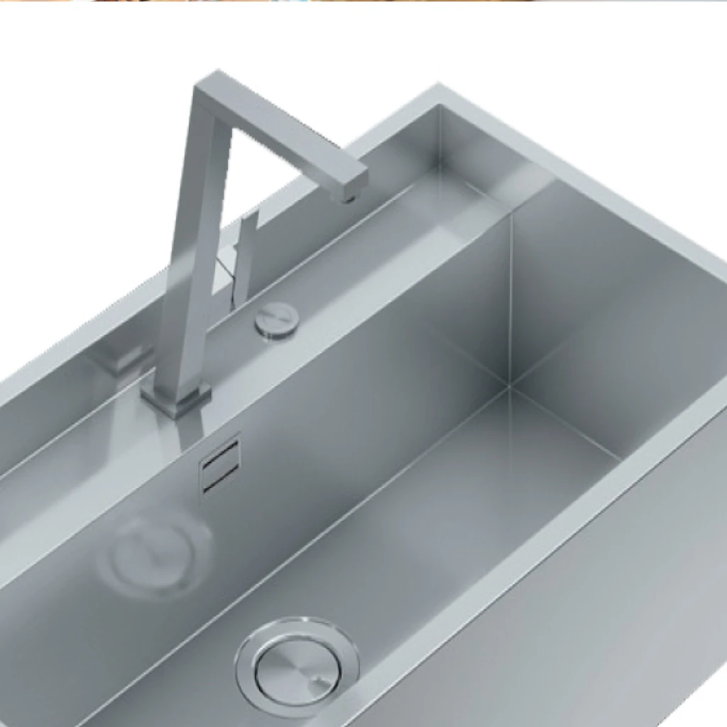 Fregadero Tebla Acero Inoxidable: Diseño Minimalista para Cocinas Modernas 90cm - Imagen 2