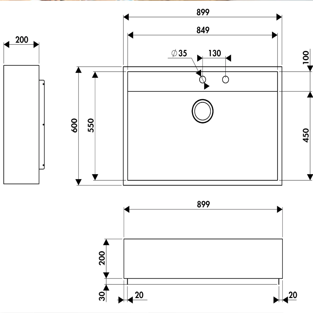 Fregadero Tebla Acero Inoxidable: Diseño Minimalista para Cocinas Modernas 90cm - Imagen 3