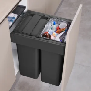 Cubo de Basura ONE2PACK Extraíble para mueble Bajo Fregadero