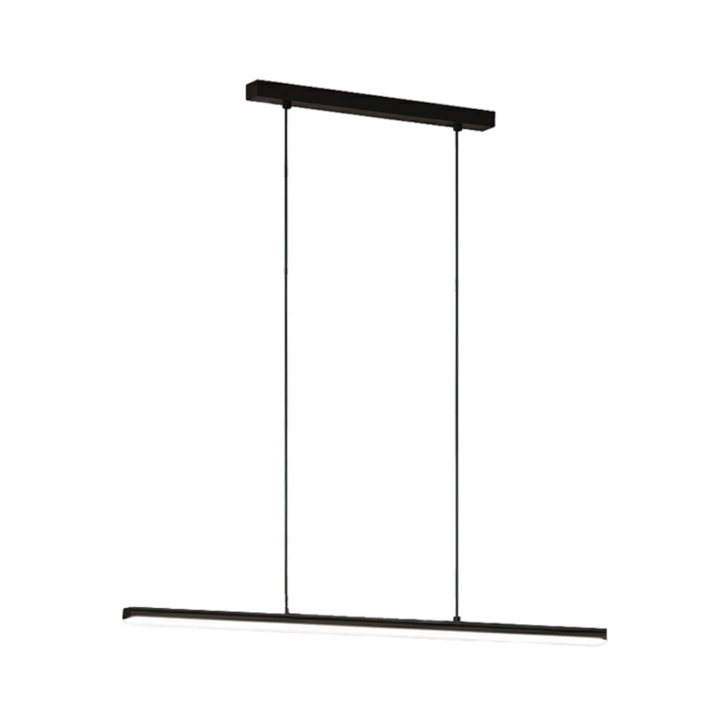 Lámpara LED de techo Minimalista Brooklyn, diseño lineal en negro - Imagen 15
