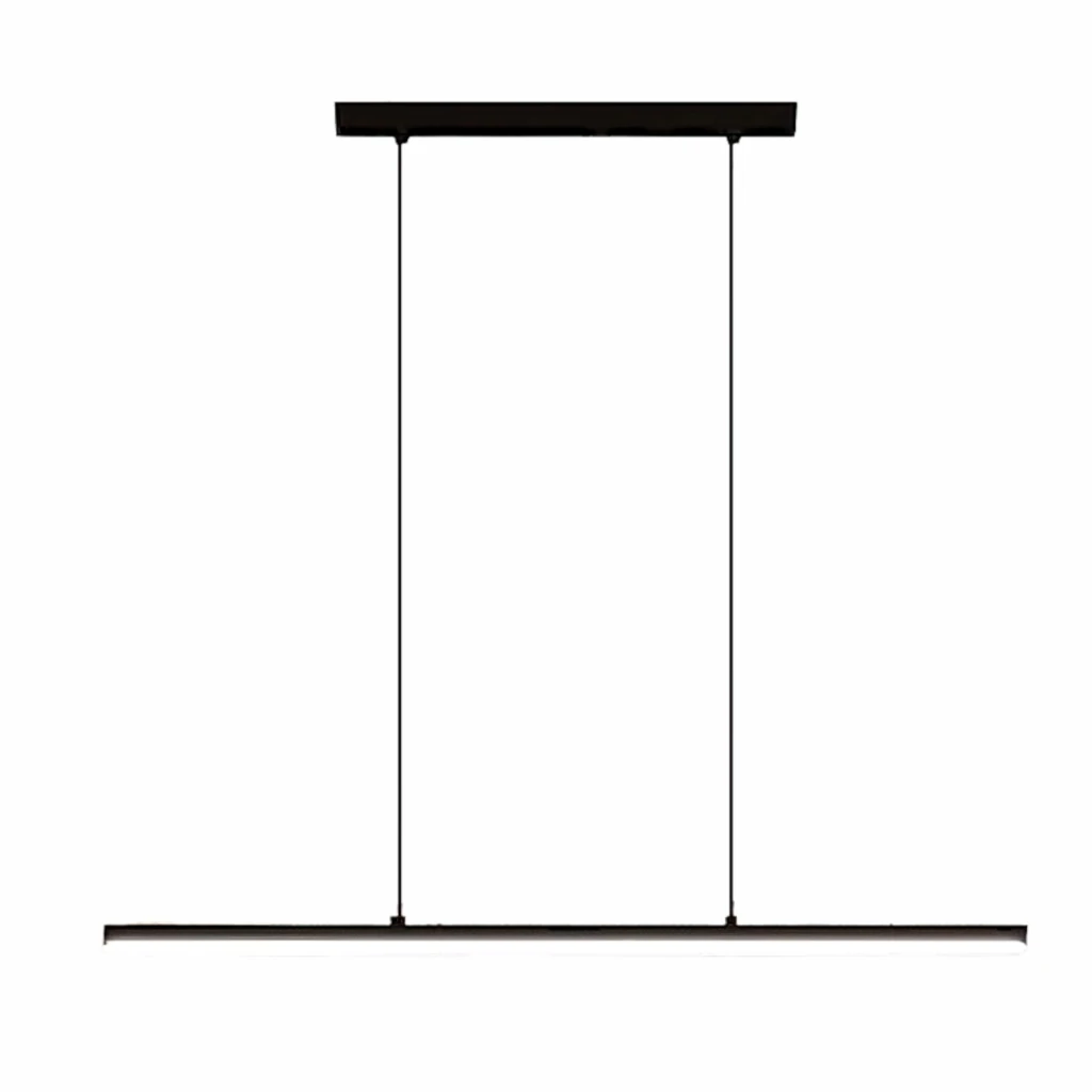 Lámpara LED de techo Minimalista Brooklyn, diseño lineal en negro - Imagen 8