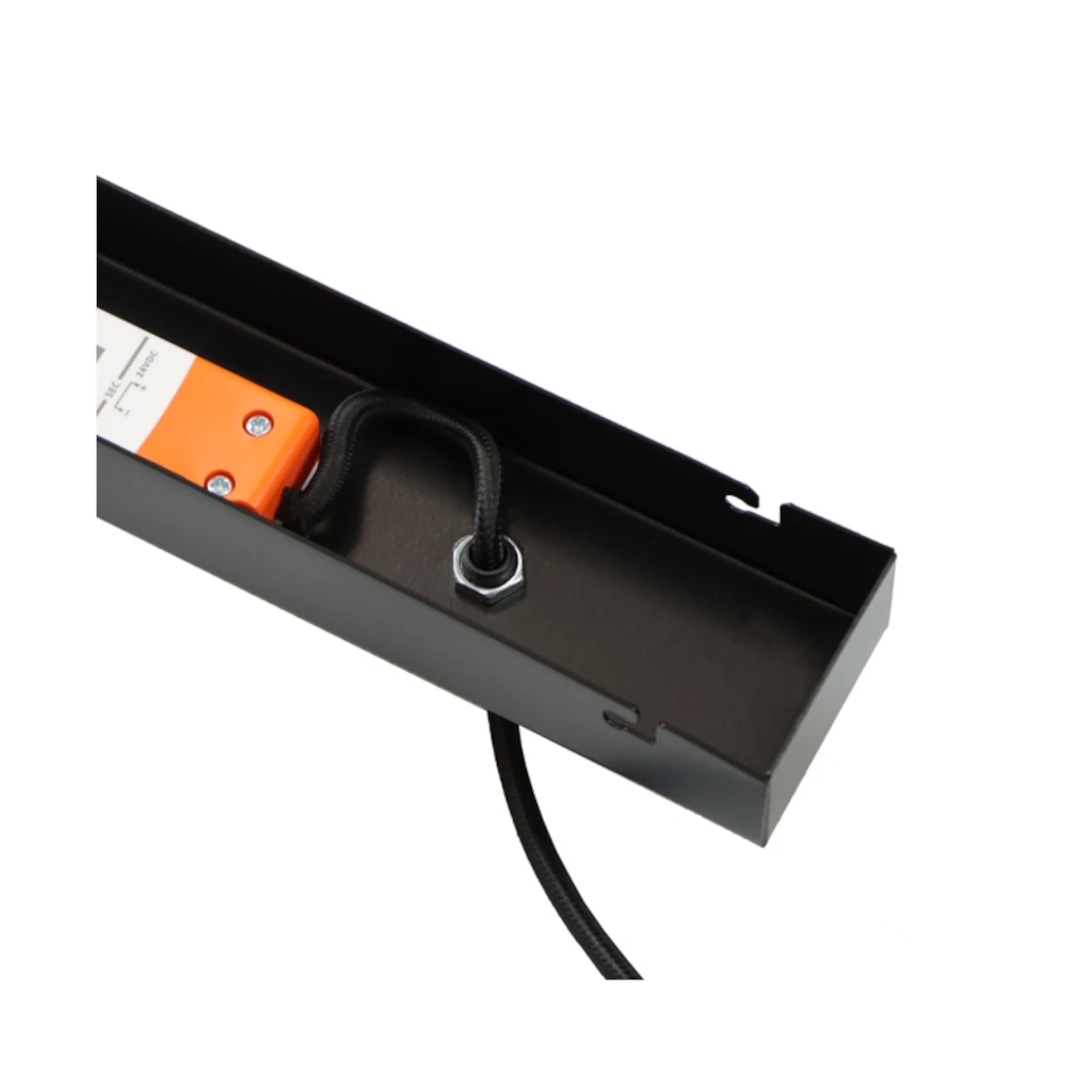 Lámpara LED de techo Minimalista Brooklyn, diseño lineal en negro - Imagen 9