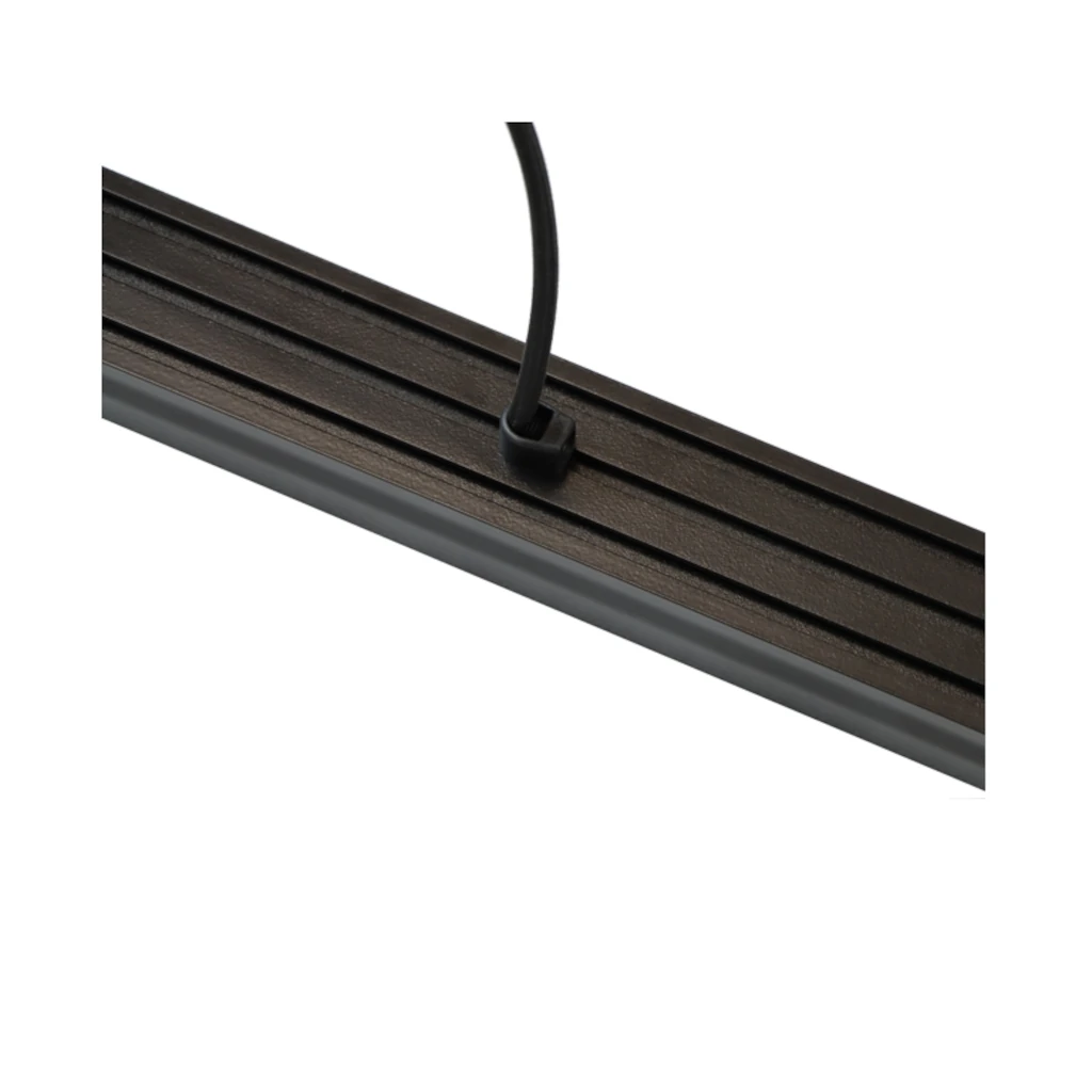 Lámpara LED de techo Minimalista Brooklyn, diseño lineal en negro - Imagen 12